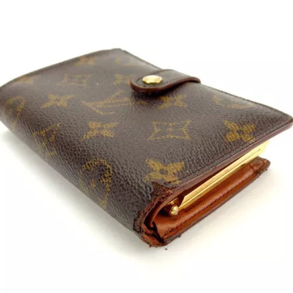 Louis Vuitton Wallet Purse Coin purse Monogram Brown Woman Authentic Used - Picture 4 of 6